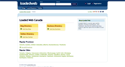 Desktop Screenshot of ca.loadedweb.com
