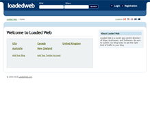 Tablet Screenshot of loadedweb.com